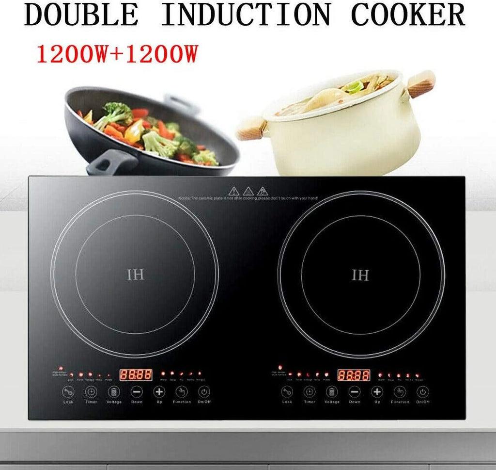 2400W Double Induction Cooktop N3950