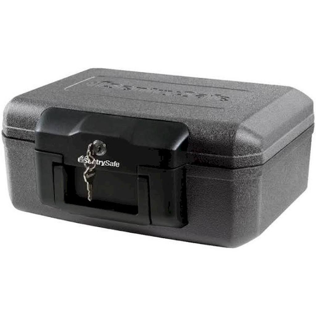 Fireproof Safe with Key Lock, Black O430