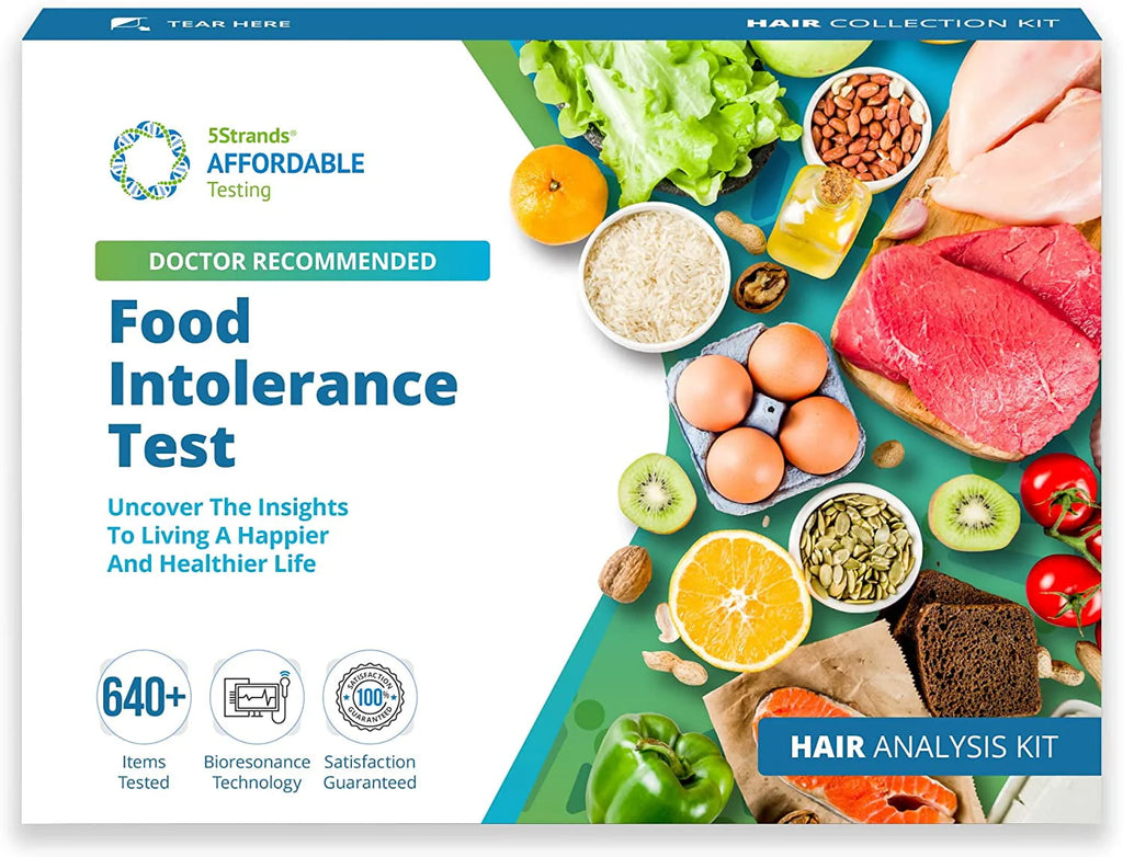 At Home Hair Collection Food Intolerance Test Kit S552942