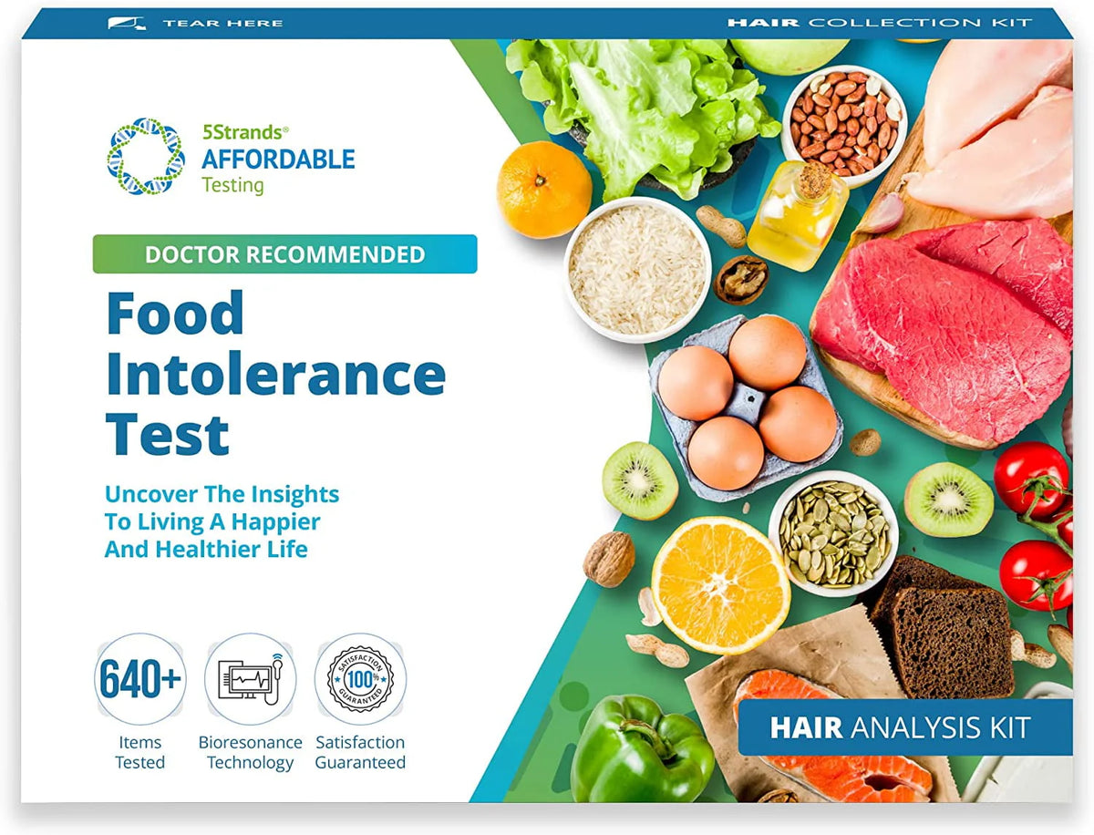 At Home Hair Collection Food Intolerance Test Kit S552942