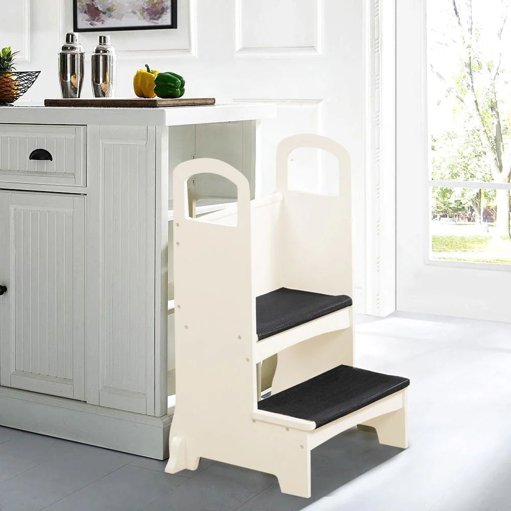 Espresso Wooden Kids Step Stool N797
