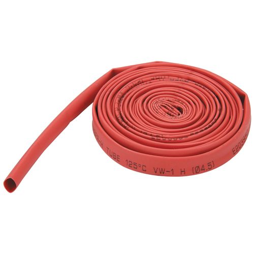 11/64 in. x 8 ft. Red Heat-Shrink Tubing J493