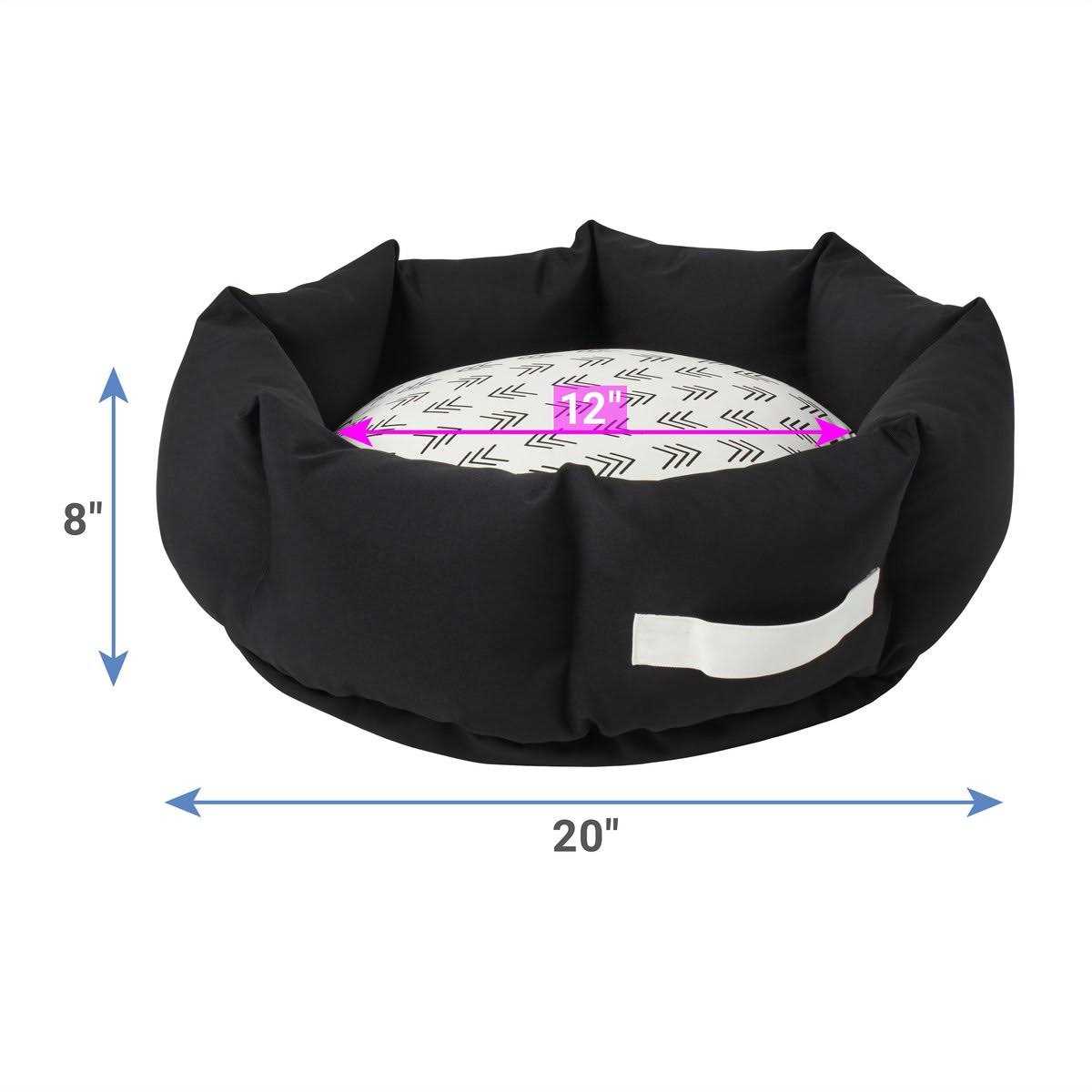 Indoor/Outdoor Bolster Cat & Dog Bed S25661