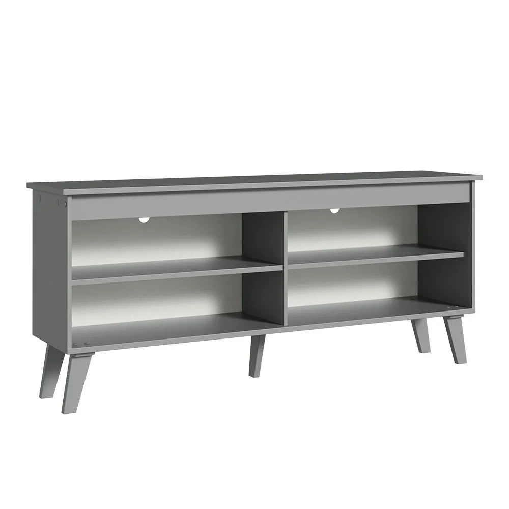Wooden TV Stand Cabinet with 4 Shelves and Cable Management M615542