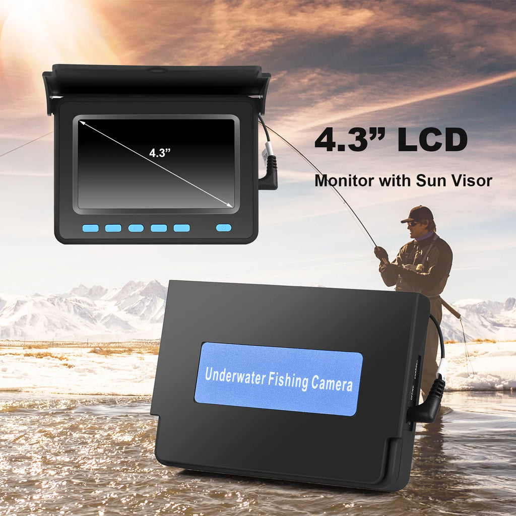 1200TVL Underwater Fishing Fish Finder with 4.3'' LCD Monitor R74302