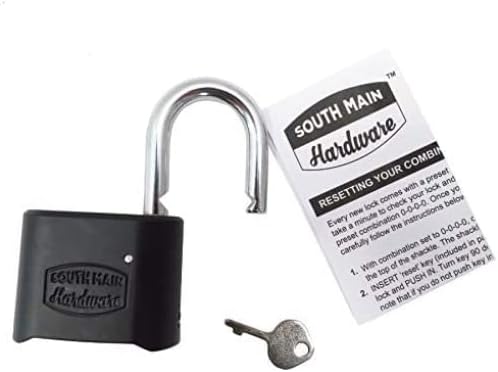 Black Die-Cast Padlock L8481