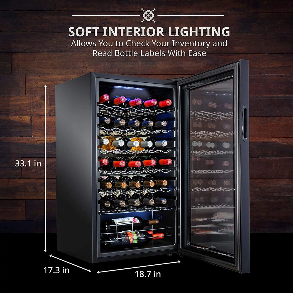 18 Bottle Compressor Cooler Refrigerator Black M70771