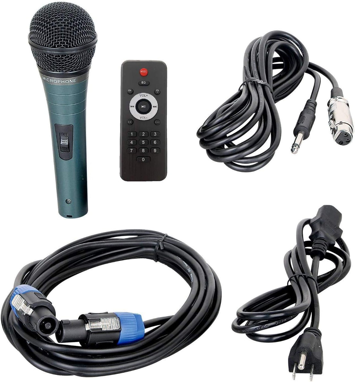 Portable 15-Inch 2000 Watt 2-Way Powered PA Speaker System N15318