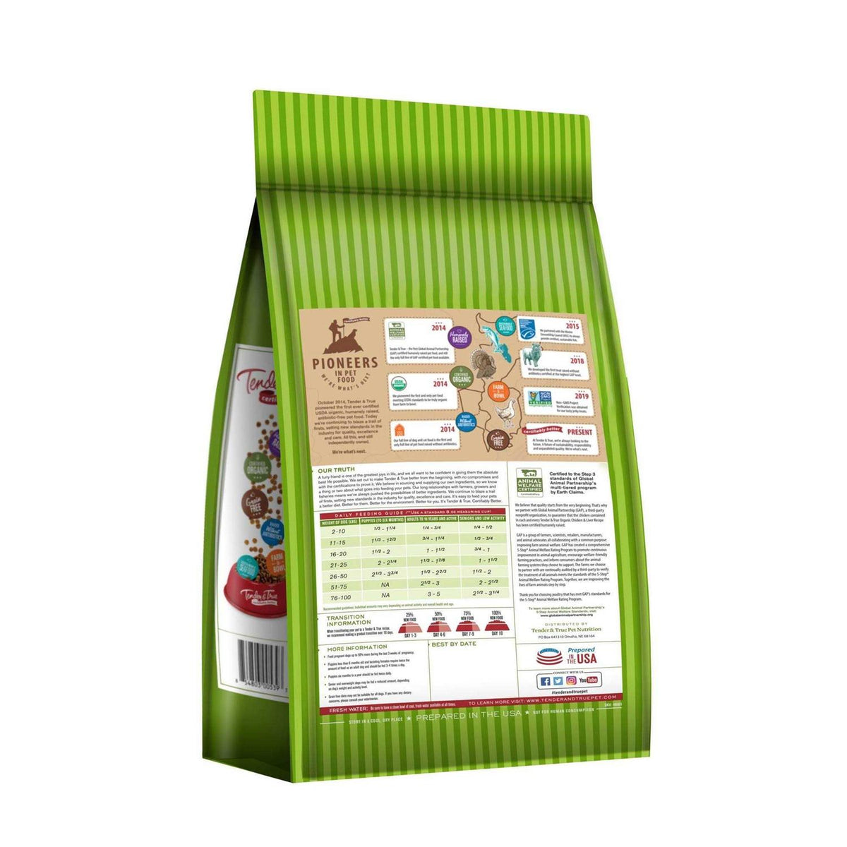 Organic Chicken & Liver Recipe Dry Dog Food D202850