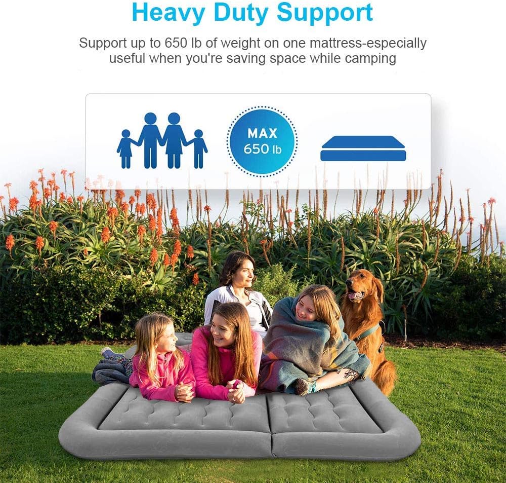 Inflatable Car Air Mattress with Pump O6229