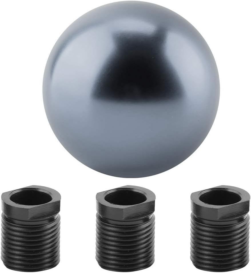 Universal Manual Gear Shift Knob Round Ball Shape Pack of 2 C654122