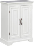 White 2 Door Freestanding Storage Cabinet U762