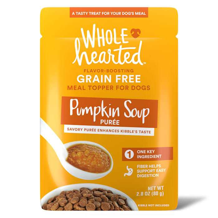 Pumpkin Soup Puree Dog Meal Topper M73719