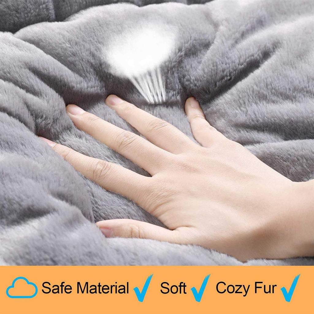 Dog Crate Bed Washable Anti-Slip Kennel Pad E485436
