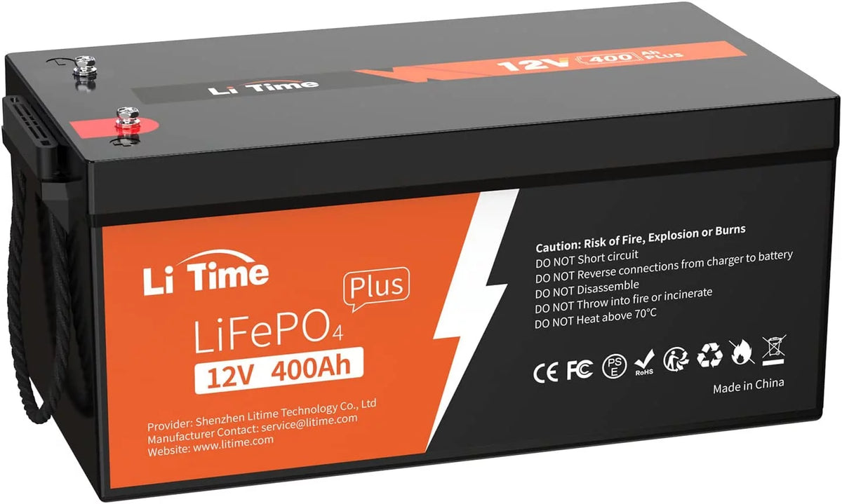 12V 400Ah Lithium LiFePO4 Battery with 250A BMS X87605