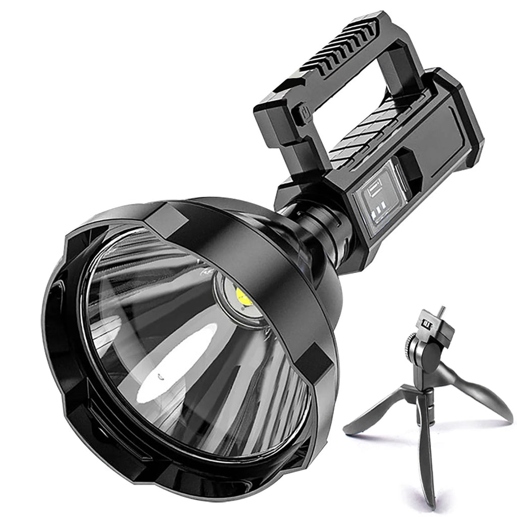 50000 Lumens Super Bright LED USB Rechargeable Waterproof Flashlight E834