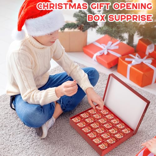 Christmas Advent Calendar with 24 Fidget Mochi Squishies Toys F9515