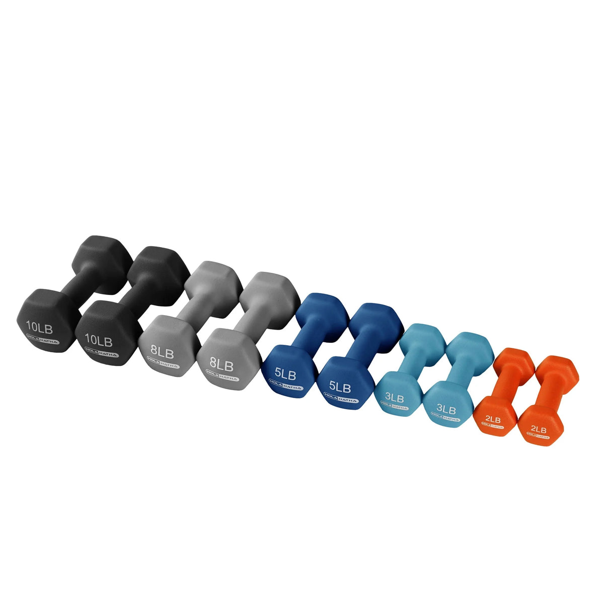 Neoprene Dumbbell Weight Set with Rack A89850