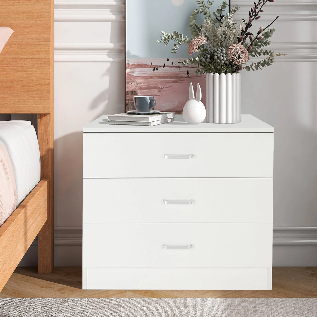Black 4 Drawer Wood Dresser S626