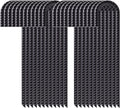 16" Heavy Duty J Hook 24 Pcs Black Steel Ground Anchors S62908