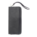 Black Leather Passport Ticket Holder I76903