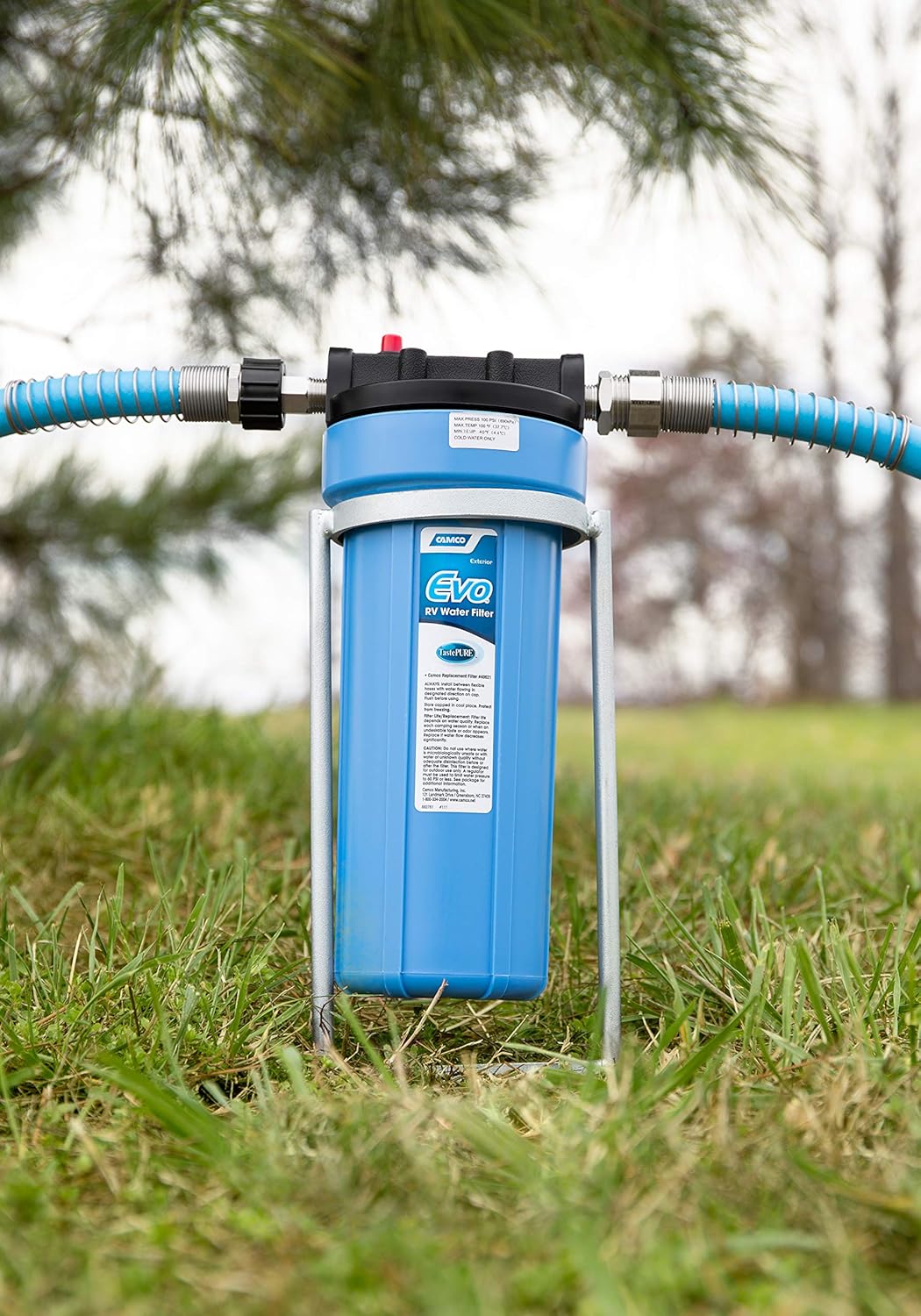 White RV & Marine Water Filter D432
