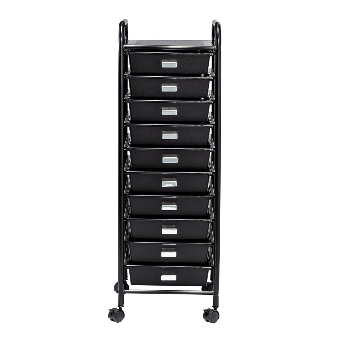 10 Drawer Rolling Cart T167