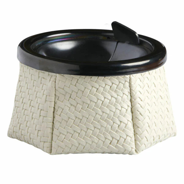 Ashtray Rattan White V758