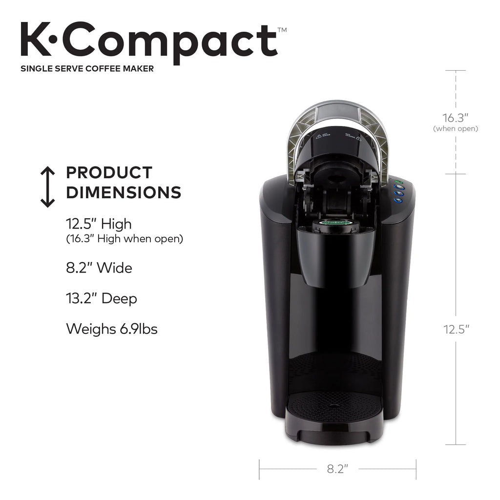 Black Single-Serve K-Cup Pod Coffee Maker T293