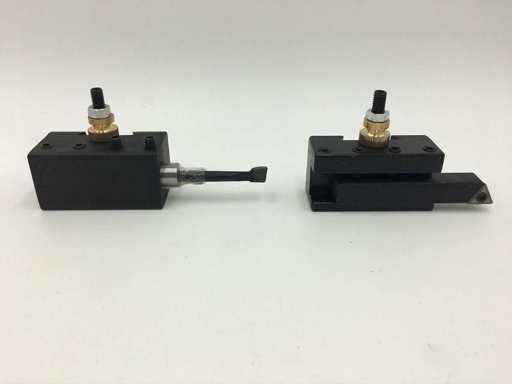 Quick Change Tool Post Holder Set with Boring Bar and Carbide Inserts B68229