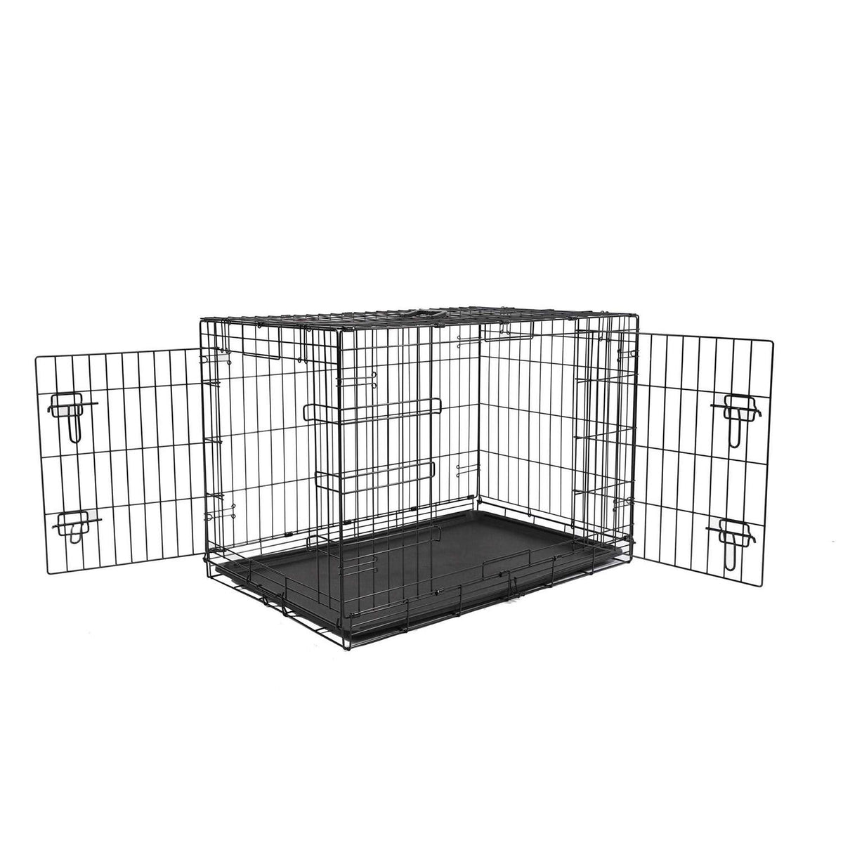 2-Door Folding Dog Crate U275981
