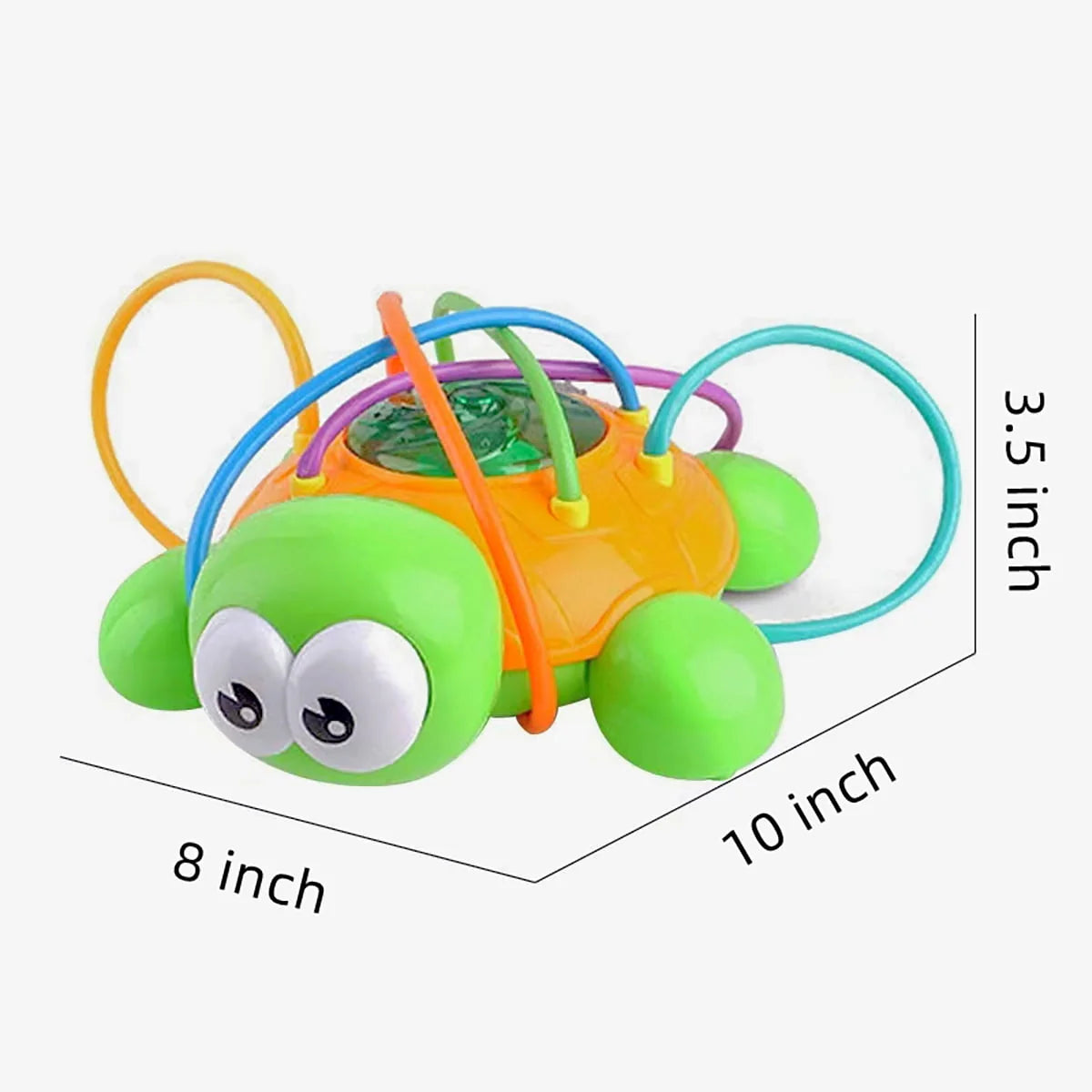 Sprinkler Toy for Kids Water Splash Play Spinning Spray Turtle Outdoor Toy M994118