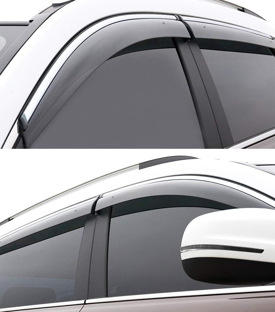 Car Window Visor Vent Shade Deflector Sun Rain Guards Y197