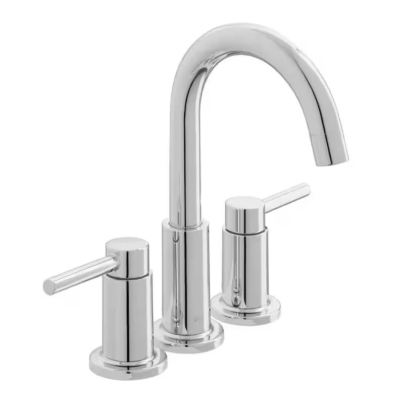8 in. Widespread Double-Handle High-Arc Bathroom Faucet Polished Chrome G31203