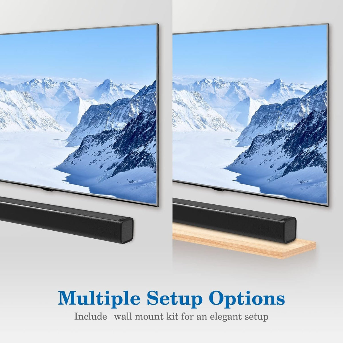 Wired & Wireless Bluetooth 5.0 Soundbar U43992
