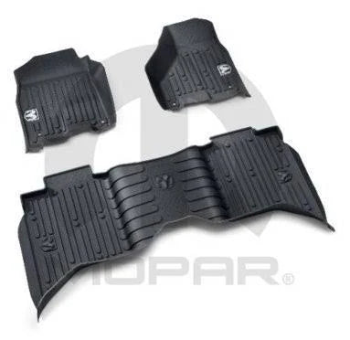 Black All Weather Floor Mats D7552