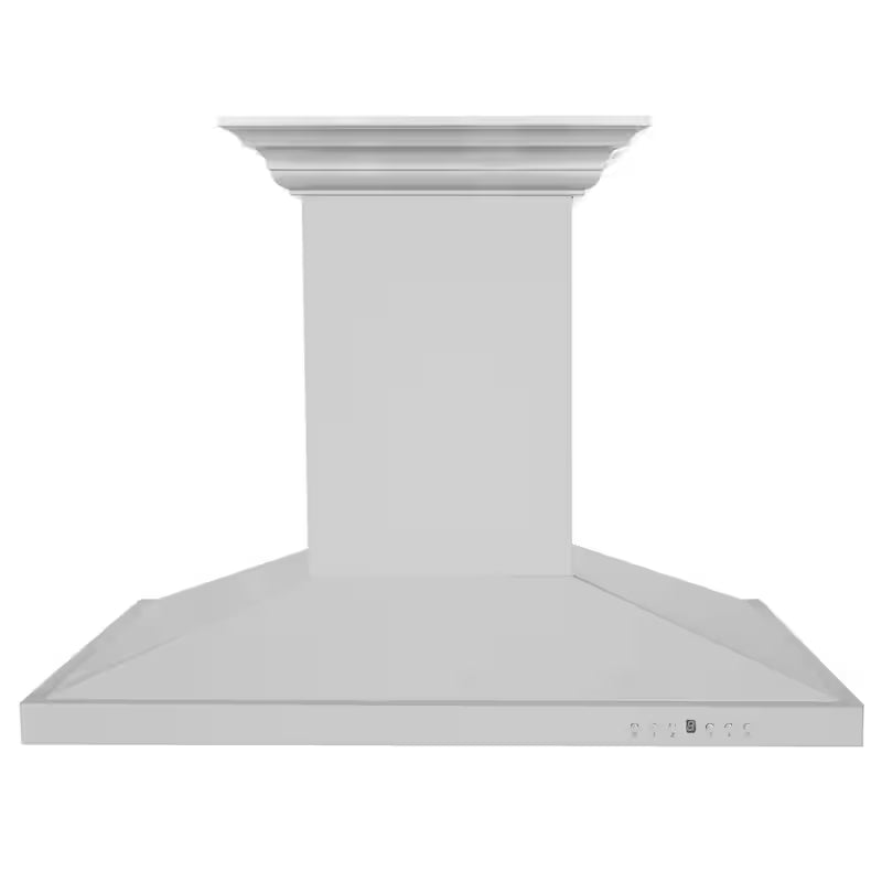 36 in. 400 CFM Ducted Island Mount Range Hood in Stainless Steel B413