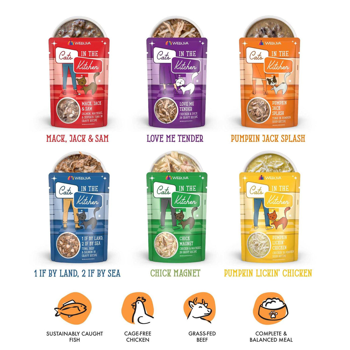 Cat Food Variety Pack Pouch J6526