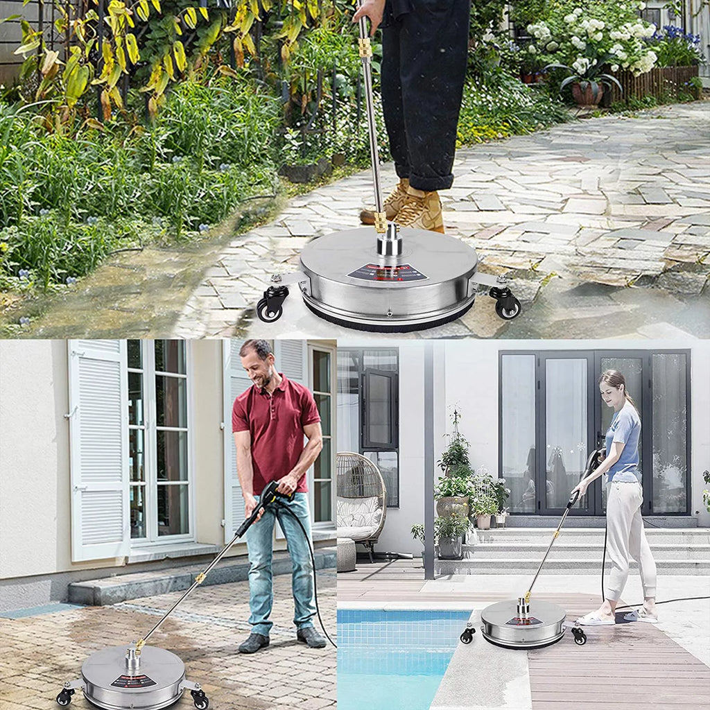 15" Pressure Washer Surface Cleaner with 3 Wheels R48123