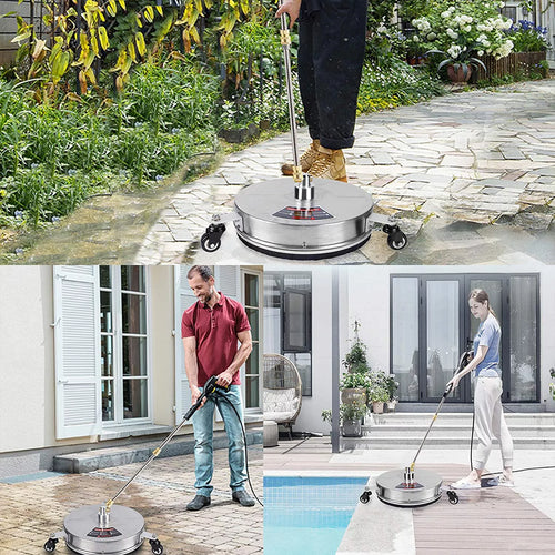 15" Pressure Washer Surface Cleaner with 3 Wheels R48123