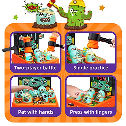 Arcade Whack Game Mole Mini Electronic Hammering Pounding Toy V962874