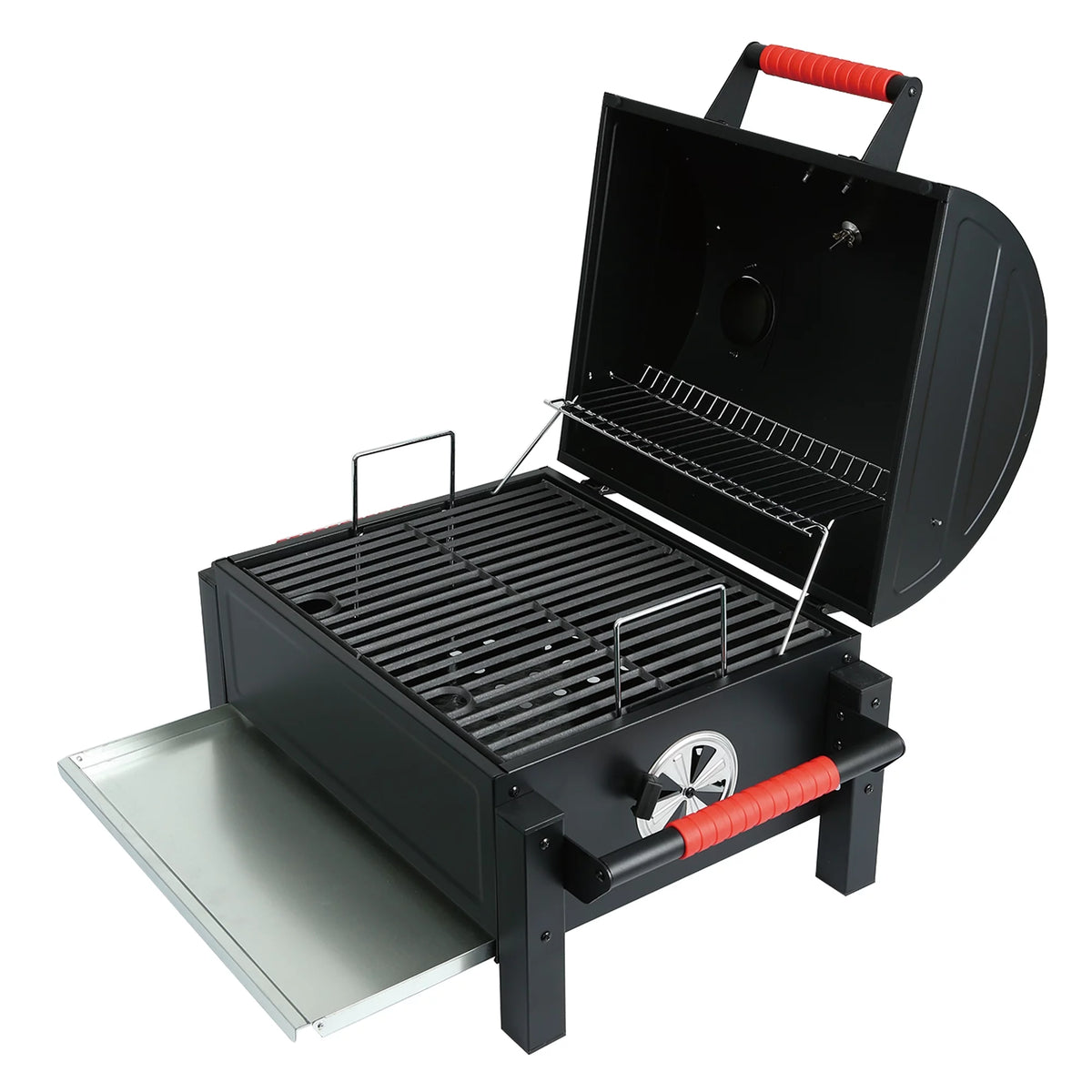 Portable Charcoal Grill with Cast Iron Grates Y187