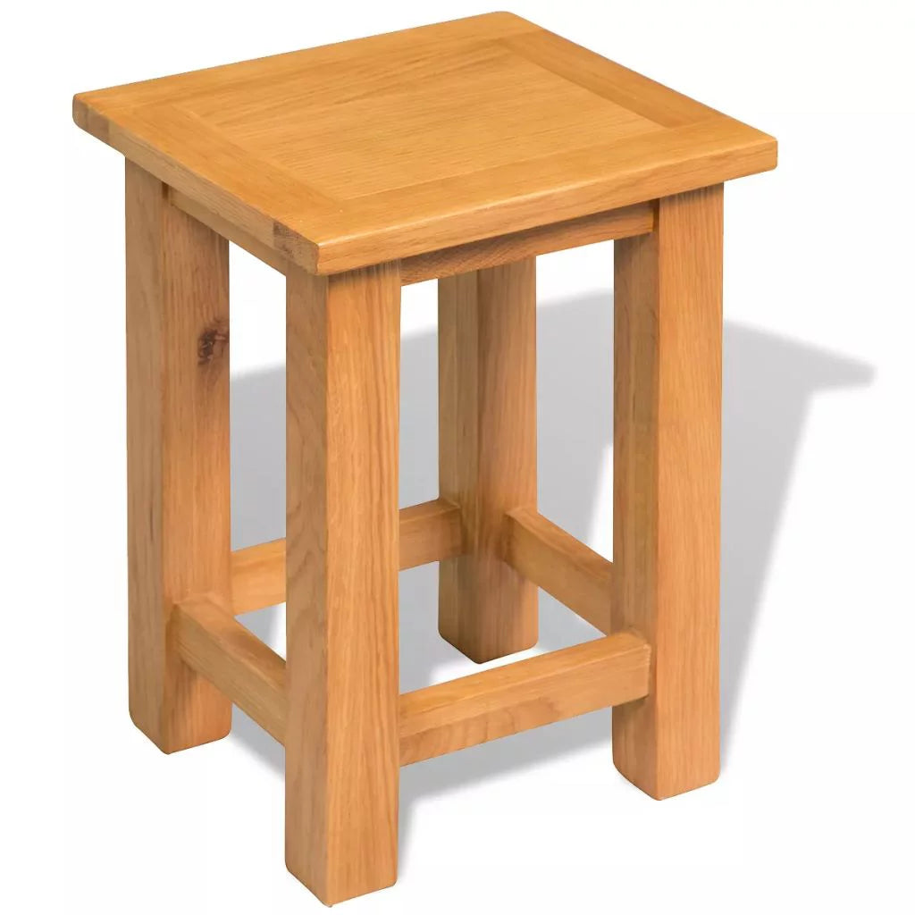 Solid Oak Wood End Table O8771