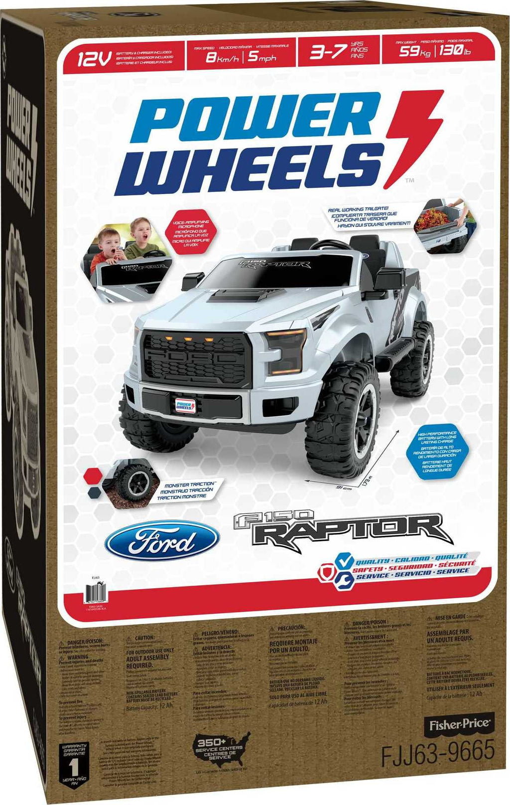 12V Battery-Powered Ride-On Vehicle with Music Sounds & Microphone O5811