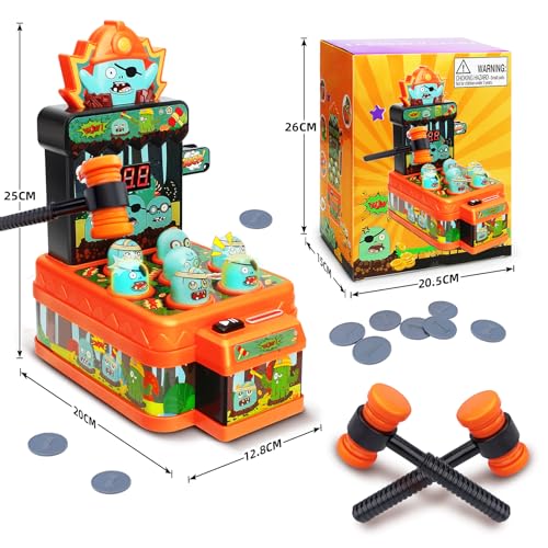 Arcade Whack Game Mole Mini Electronic Hammering Pounding Toy V962874