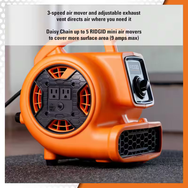 600 CFM 3-Speed Portable Blower Fan Air Mover C597