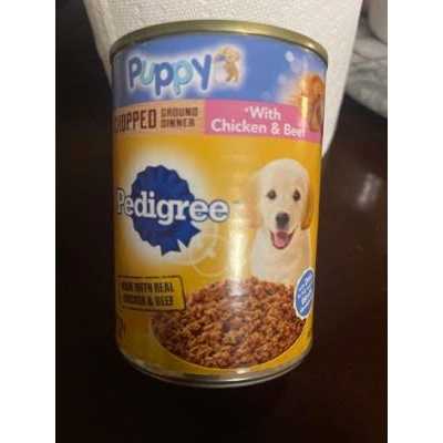 Chicken & Beef Ground Dinner Puppy Wet Dog Food Y77650