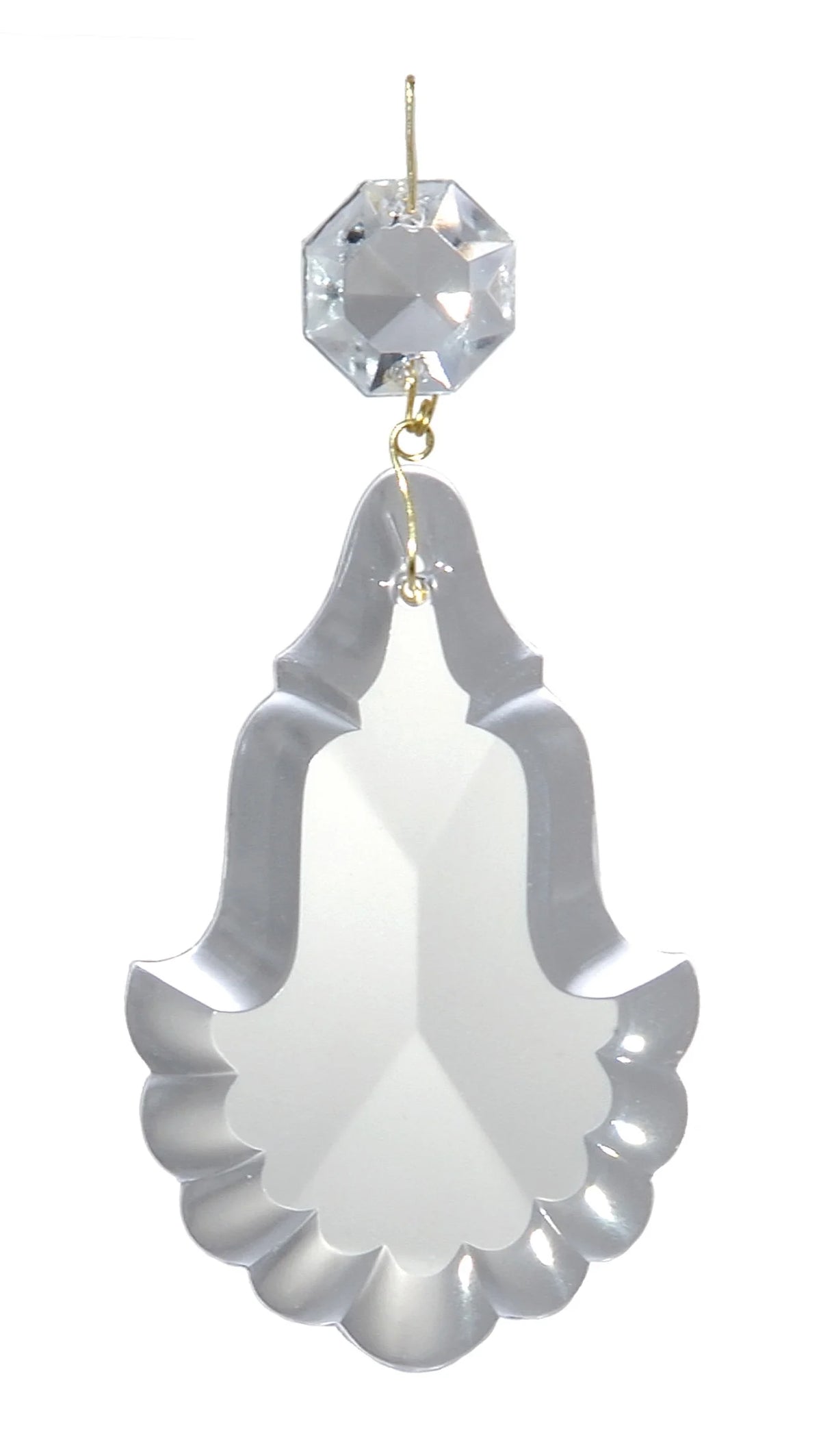 2-1/2 Inch French Cut Crystal Pendalogue J391458