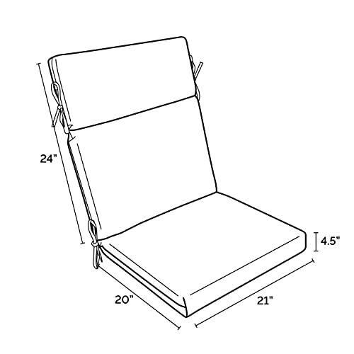 Rain-Proof Fade Resistant Outdoor Chair Cushion E47986