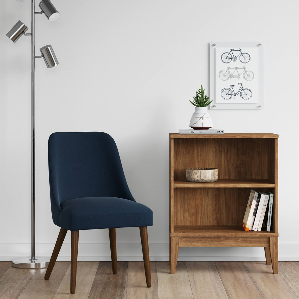 Brown 2 Shelf Bookcase F485